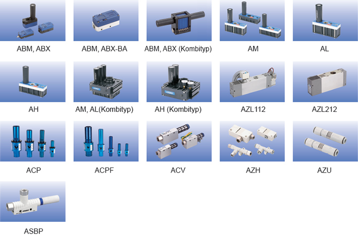 Vakuumerzeuger ABM, ABX